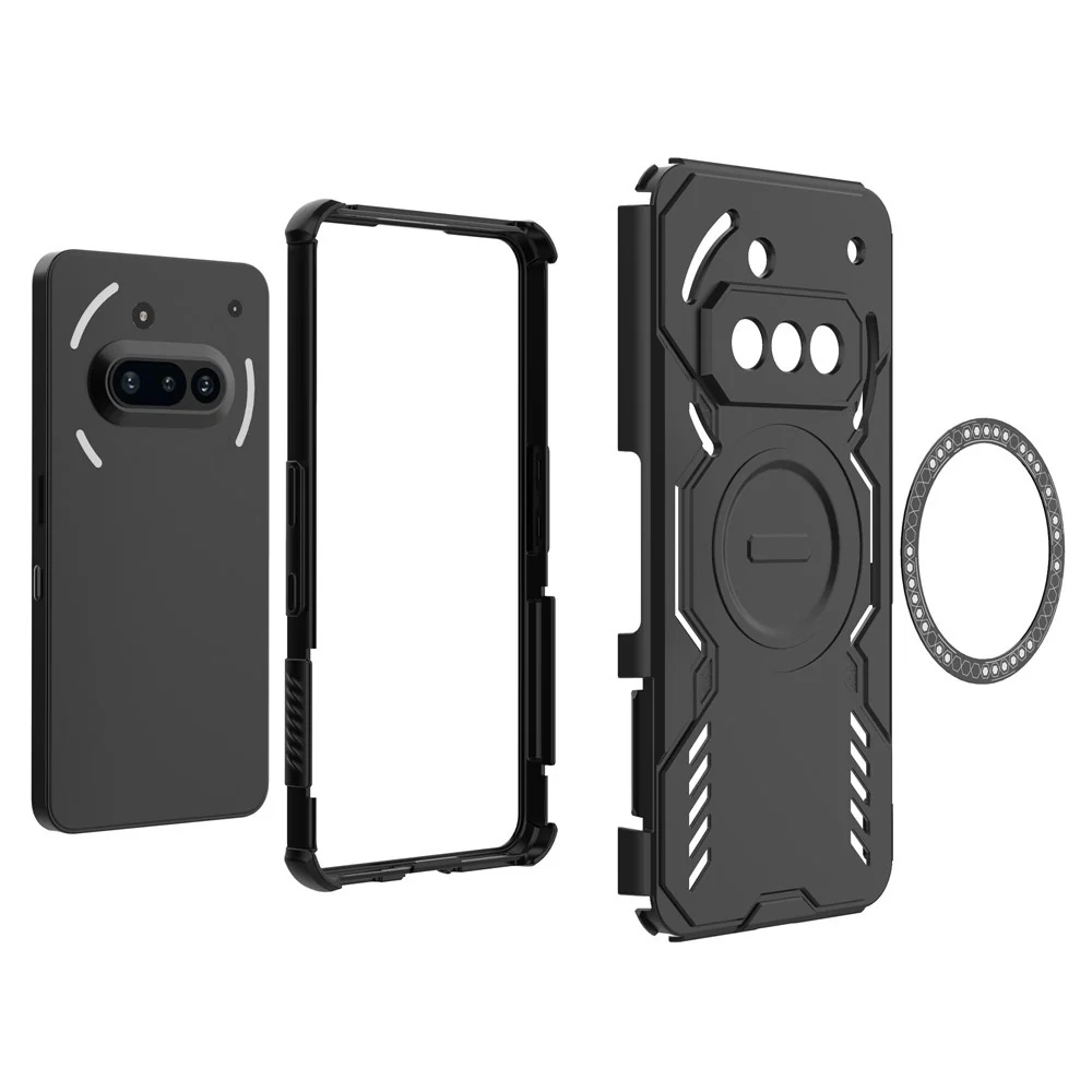 MagSafe Case for Nothing Phone (3a), Techsuit, ArmorMag, Black - Image 5