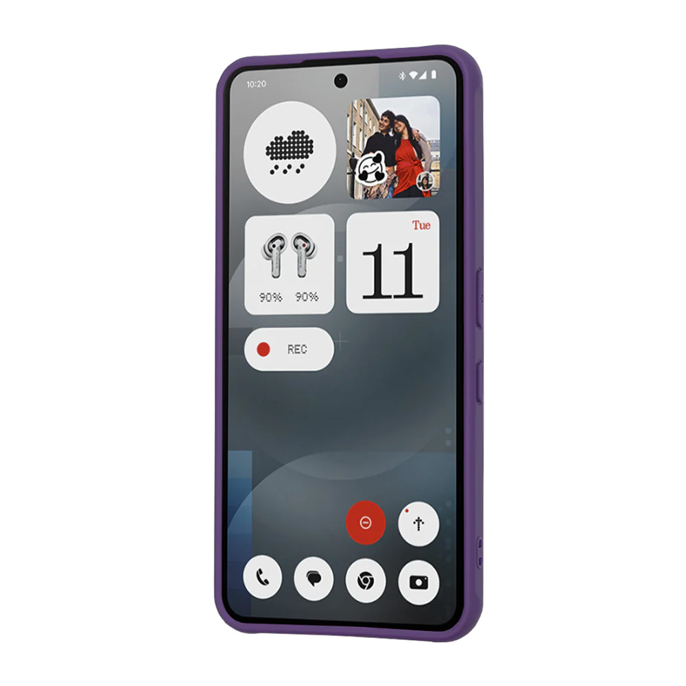 MagSafe Case for Nothing Phone (3a), Techsuit, HaloFrost, Dark Purple - Image 2