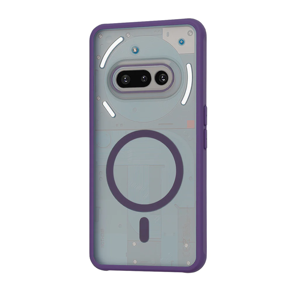 MagSafe Case for Nothing Phone (3a), Techsuit, HaloFrost, Dark Purple - Image 3