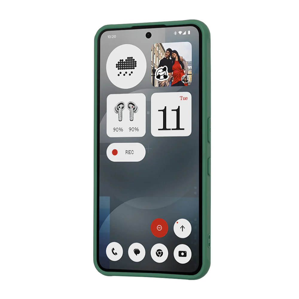 MagSafe Case for Nothing Phone (3a), Techsuit, HaloFrost, Green - Image 2