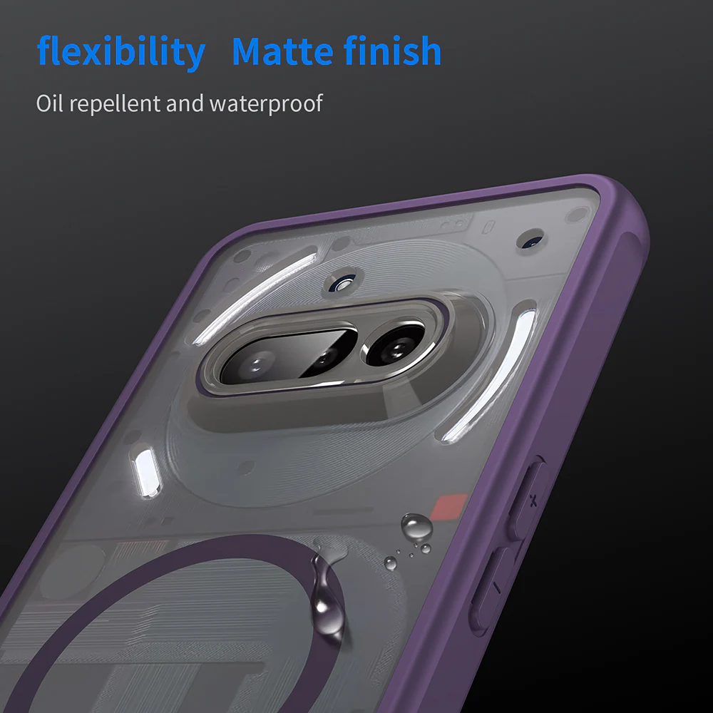 MagSafe Case for Nothing Phone (3a), Techsuit, HaloFrost II, Purple - Image 6