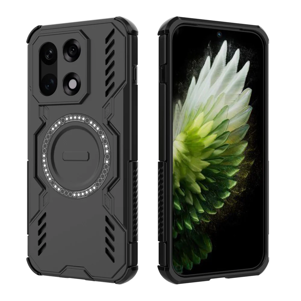 MagSafe Case for OnePlus 15, Techsuit, ArmorMag, Black - Image 2