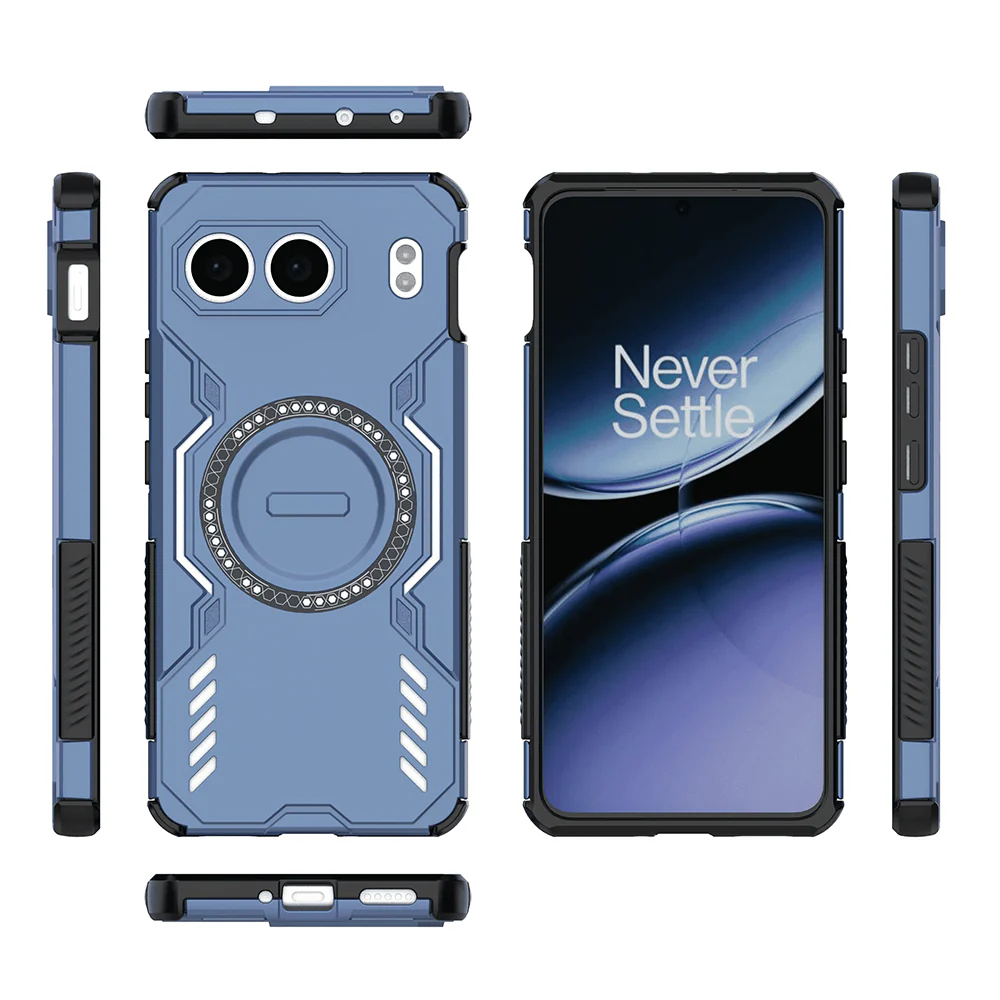 MagSafe Case for OnePlus Nord 4, Techsuit, ArmorMag, Blue - Image 5