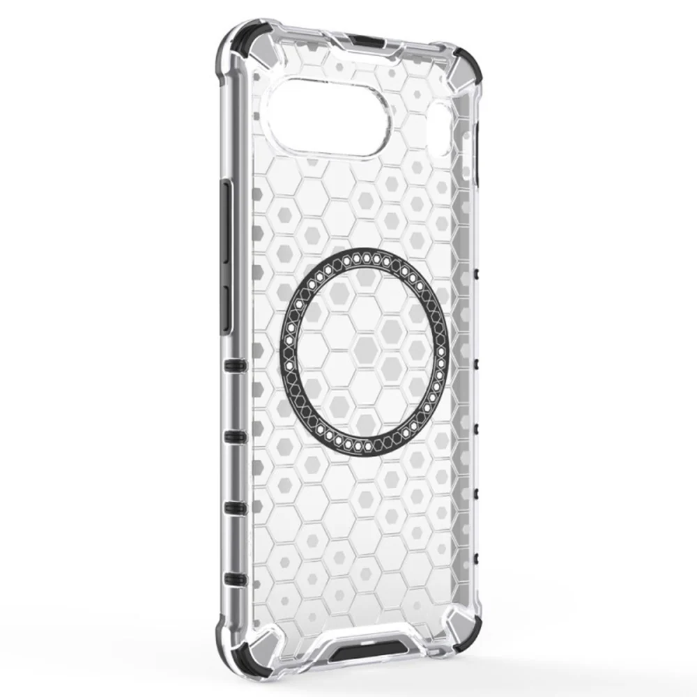 MagSafe Case for OnePlus Nord 4, Techsuit, HoneyComb Shield, White - Image 3