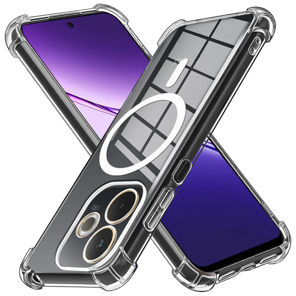 MagSafe Case for Oppo A5 Pro 4G / A5 Pro, Techsuit, Shockproof, Transparent