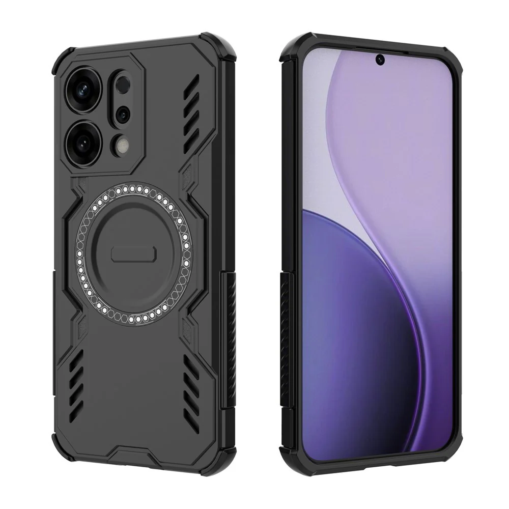 MagSafe Case for Oppo A6 Pro 5G / A6 Pro 4G, Techsuit, ArmorMag, Black - Image 2