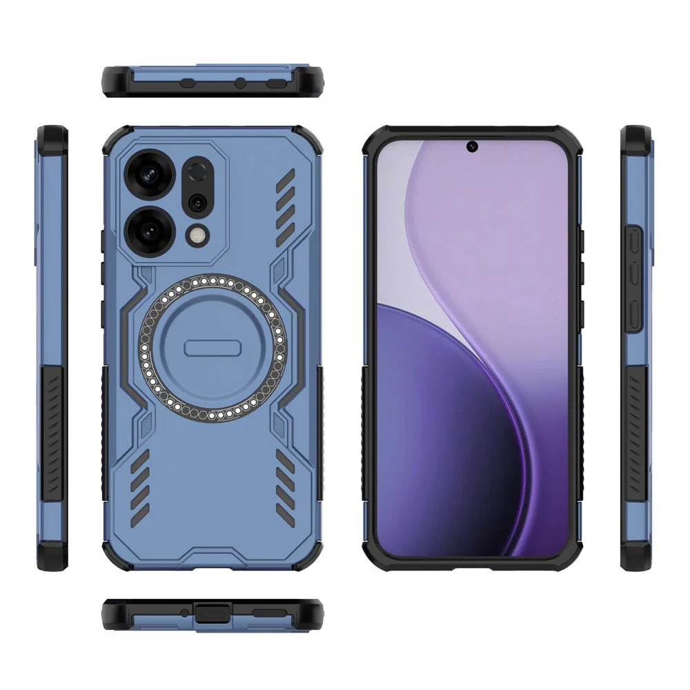 MagSafe Case for Oppo A6 Pro 5G / A6 Pro 4G, Techsuit, ArmorMag, Blue - Image 2