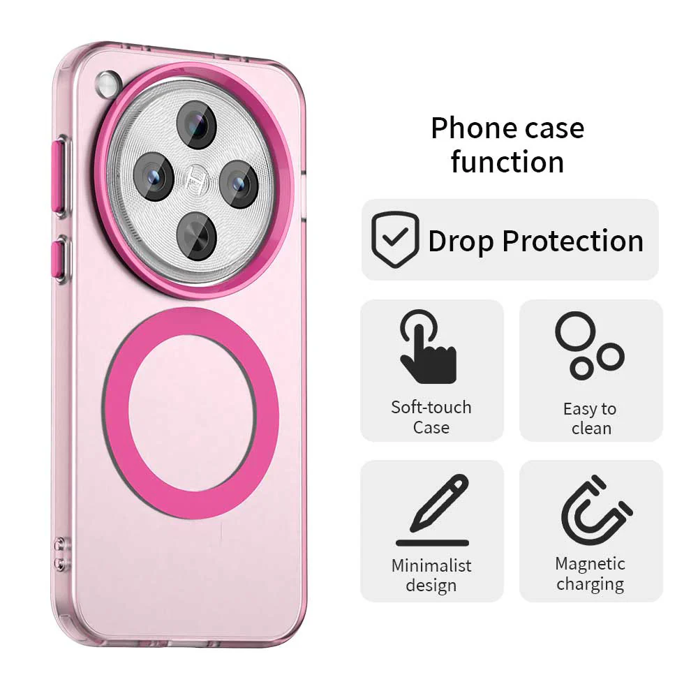 MagSafe Case for Oppo Find X8 Pro, Techsuit, CandyCase, Pink - Image 4