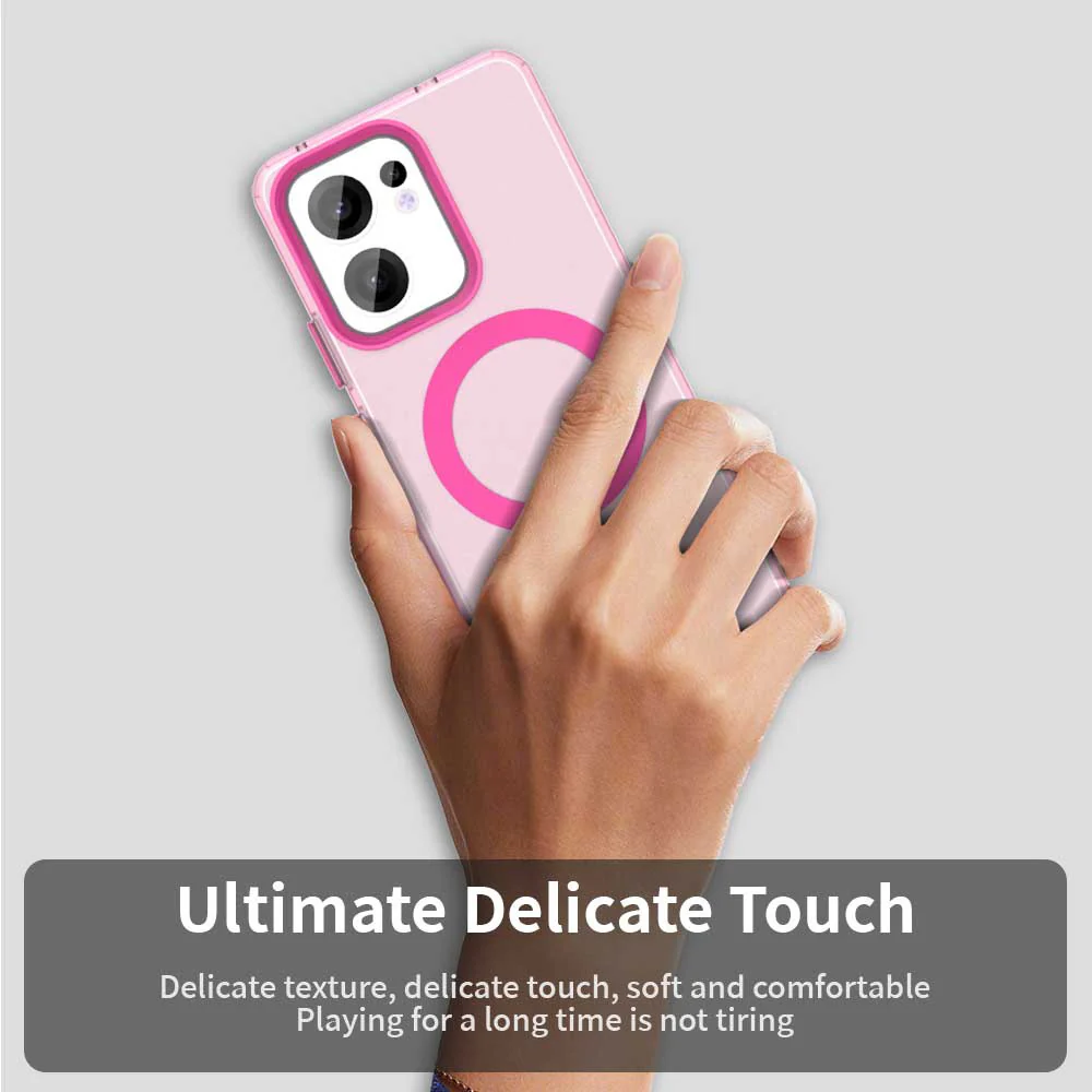 MagSafe Case for Oppo Reno13 FS 5G / Reno13 F 4G / Reno13 F, Techsuit, CandyCase, Pink - Image 3