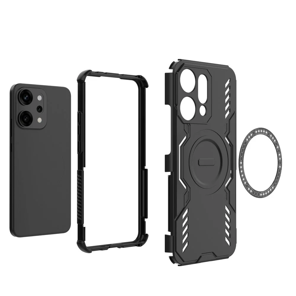 MagSafe Case for Oppo Reno14 Pro, Techsuit, ArmorMag, Blue - Image 5