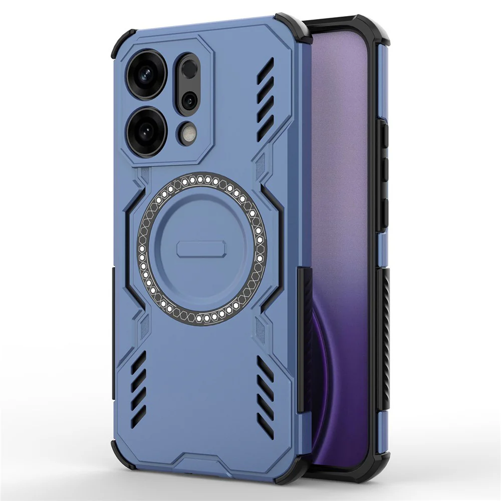 MagSafe Case for Oppo Reno14, Techsuit, ArmorMag, Blue