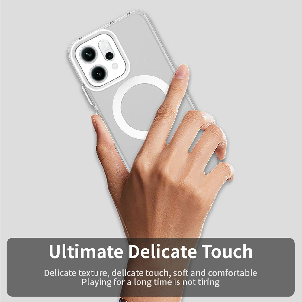 MagSafe Case for Oppo Reno14, Techsuit, CandyCase, White - Image 6