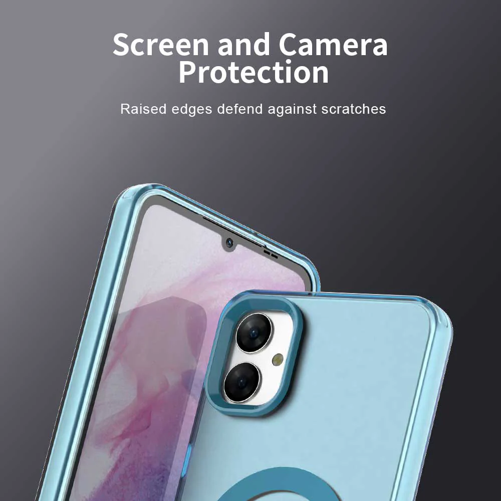 MagSafe Case for Samsung Galaxy A05 A055, Techsuit, CandyCase, Blue - Image 4