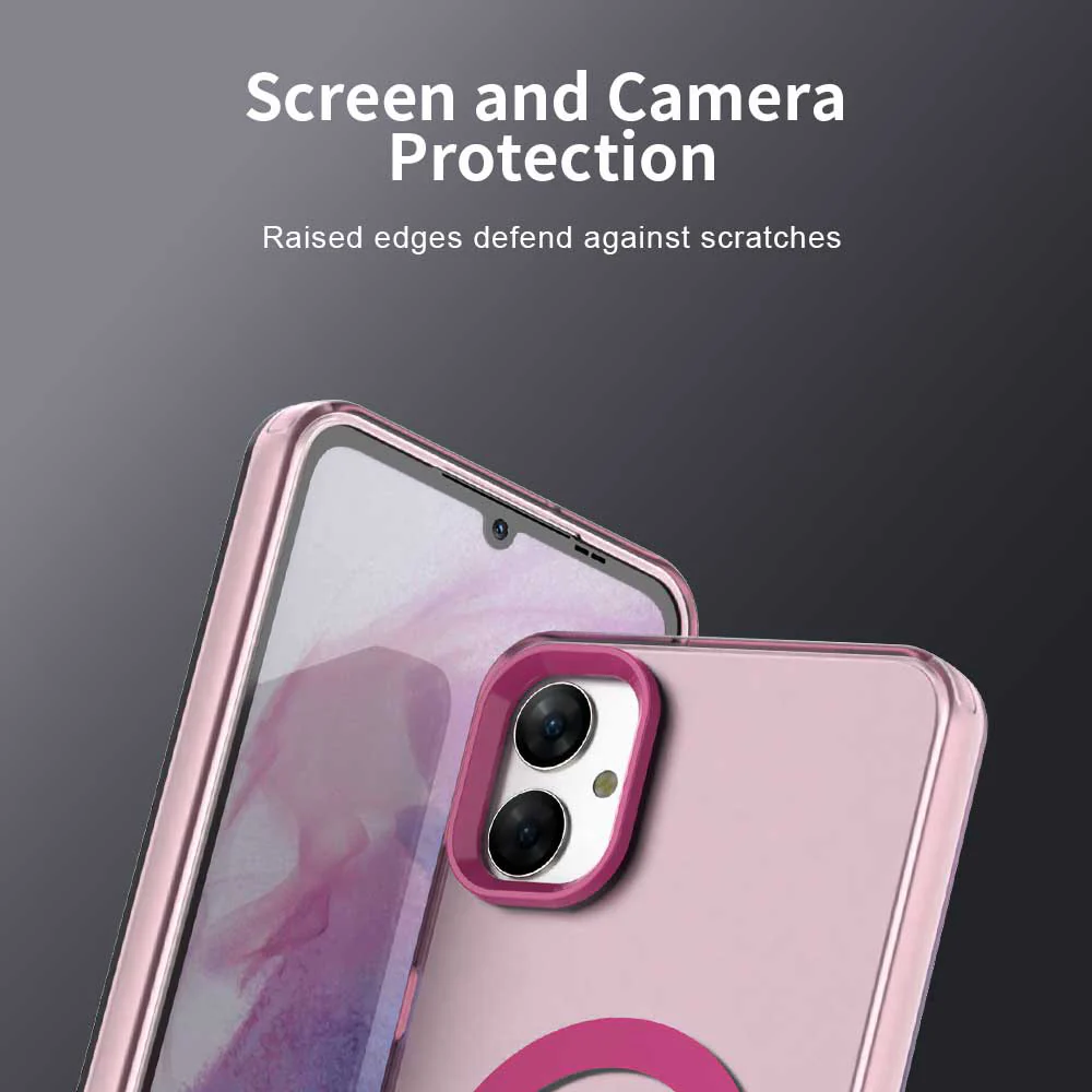 MagSafe Case for Samsung Galaxy A05 A055, Techsuit, CandyCase, Pink - Image 2