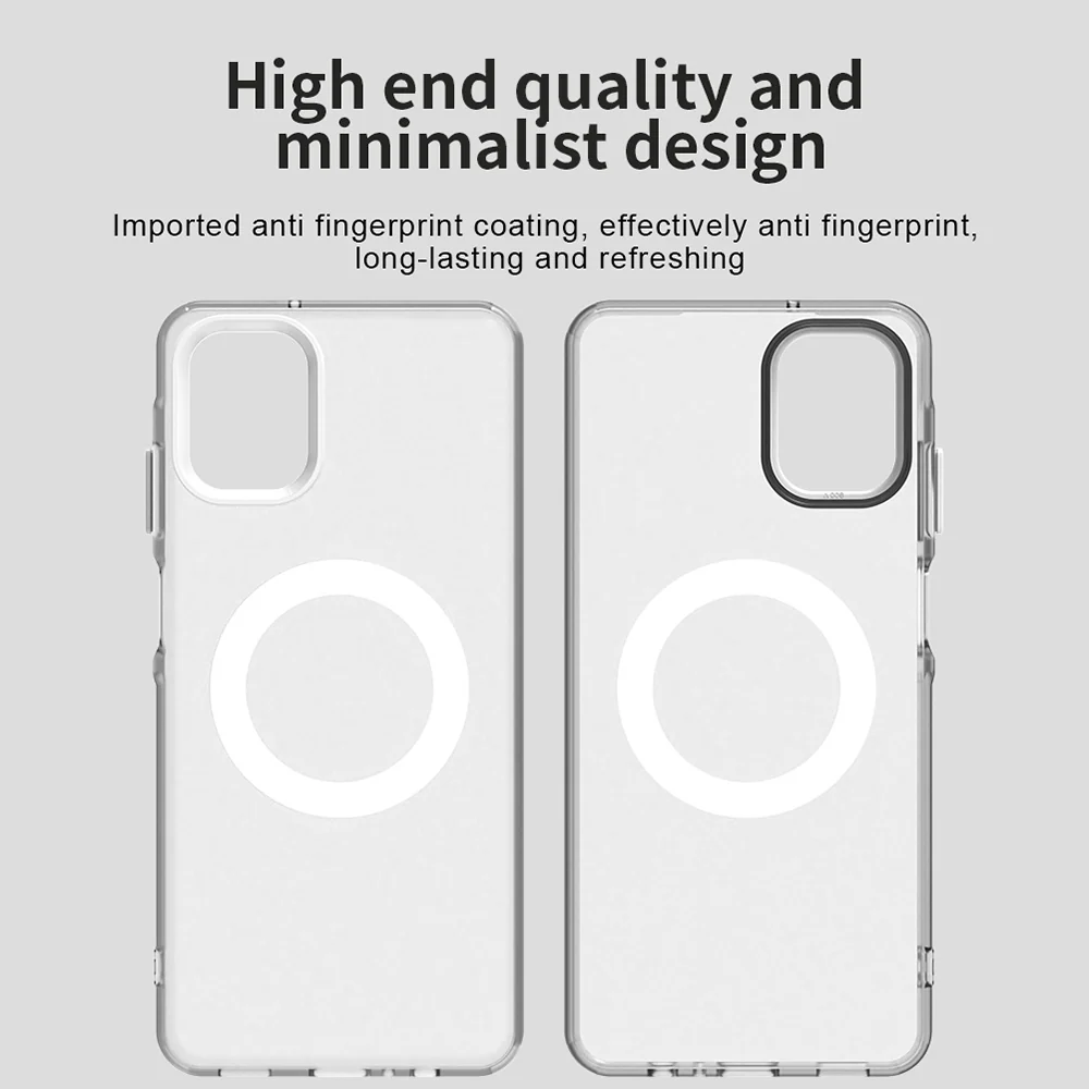 MagSafe Case for Samsung Galaxy A06 A065, Techsuit, CandyCase, White - Image 2