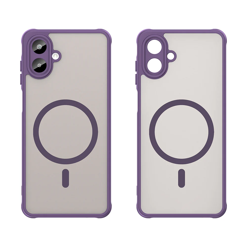 MagSafe Case for Samsung Galaxy A07 4G A075, Techsuit, HaloFrost II, Purple - Image 2