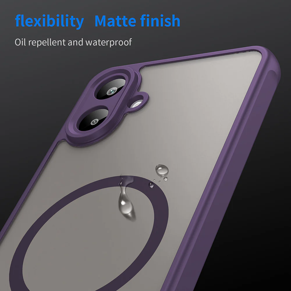 MagSafe Case for Samsung Galaxy A07 4G A075, Techsuit, HaloFrost II, Purple - Image 6