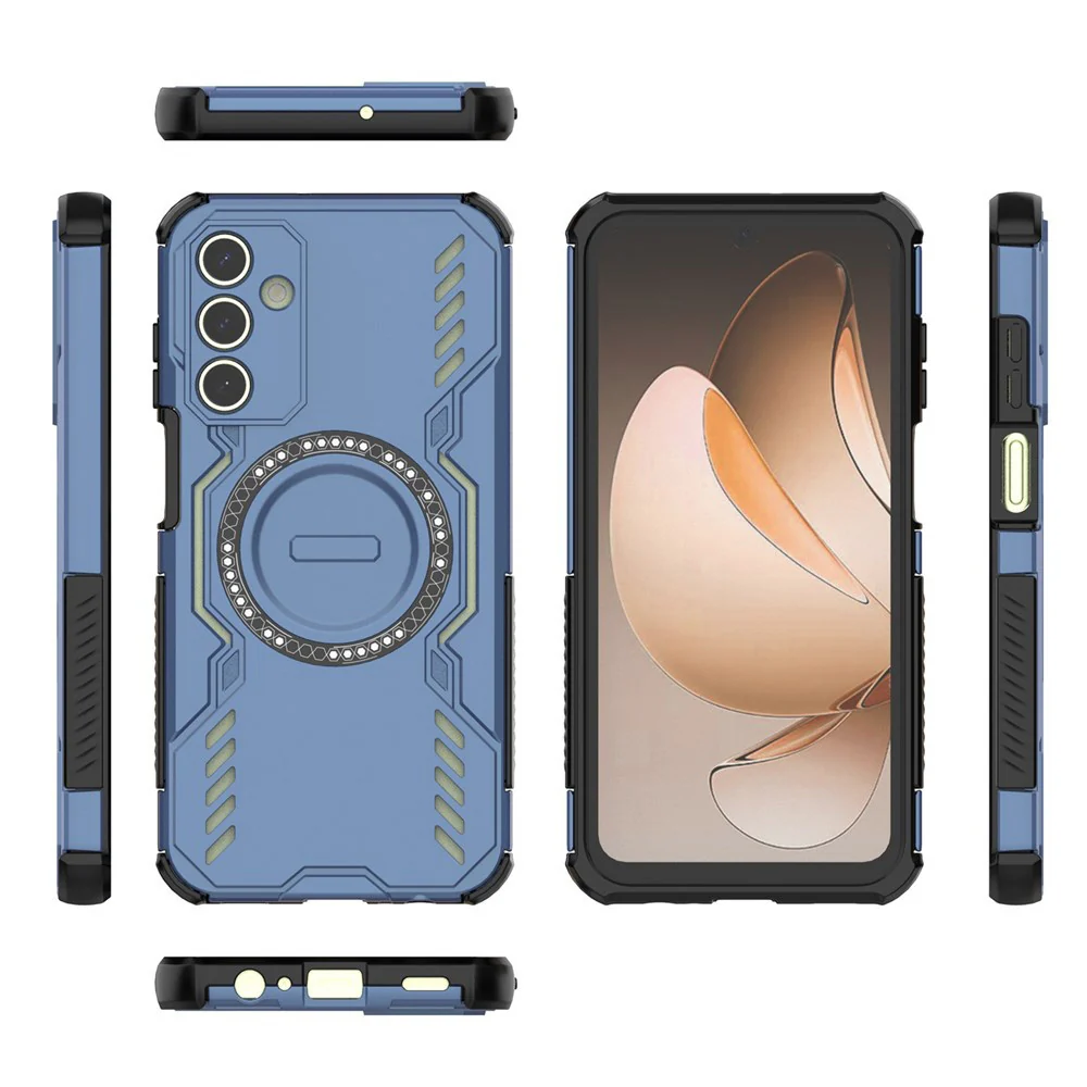 MagSafe Case for Samsung Galaxy A15 5G A156 / A15 A155, Techsuit, ArmorMag, Blue - Image 4