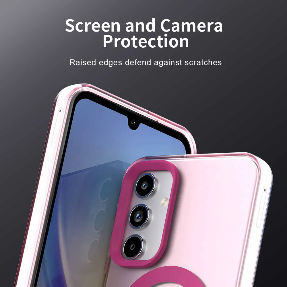MagSafe Case for Samsung Galaxy A15 5G A156 / A15 A155, Techsuit, CandyCase, Pink - Image 3