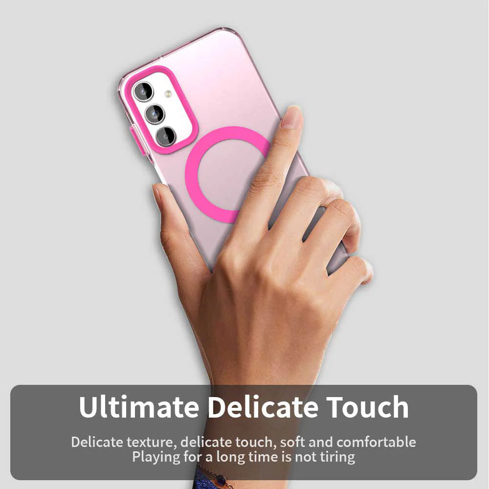 MagSafe Case for Samsung Galaxy A15 5G A156 / A15 A155, Techsuit, CandyCase, Pink - Image 6
