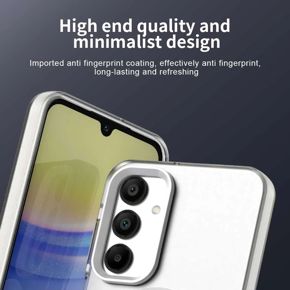 MagSafe Case for Samsung Galaxy A16 5G A166 / A16 4G A165, Techsuit, CandyCase, White - Image 5