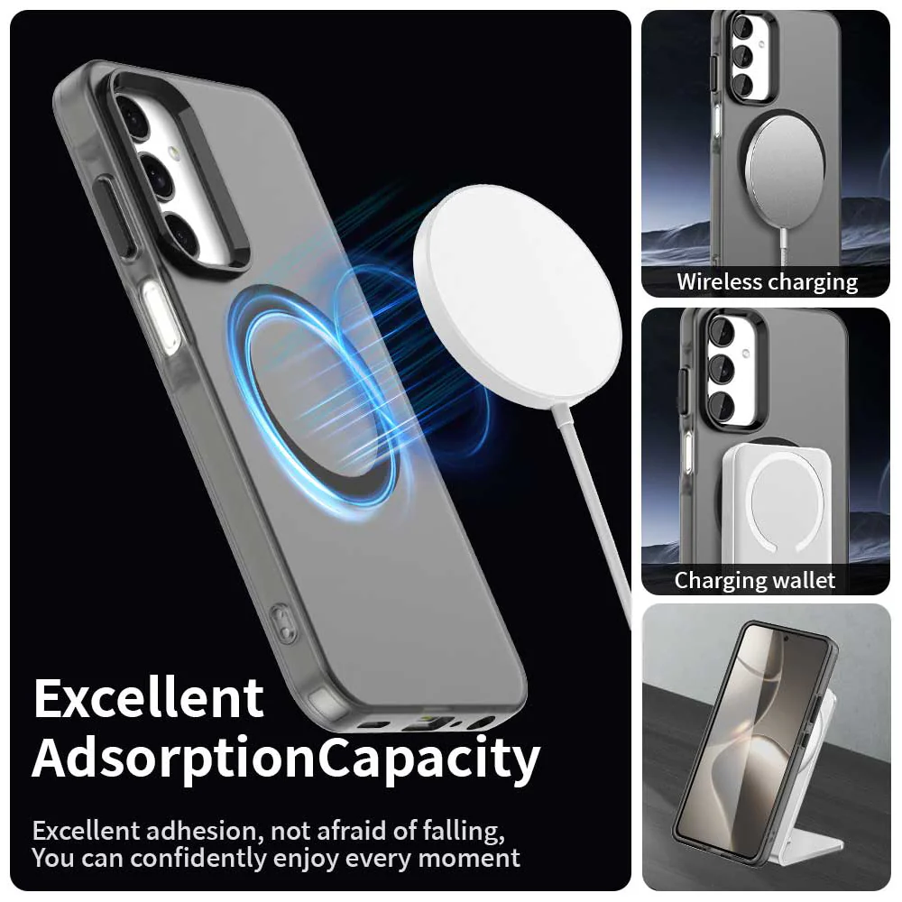 MagSafe Case for Samsung Galaxy A25 A256, Techsuit, CandyCase, Black - Image 2