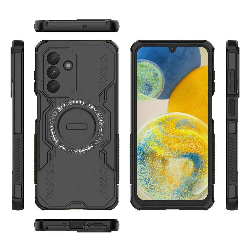 MagSafe Case for Samsung Galaxy A26 A266, Techsuit, ArmorMag, Black - Image 2