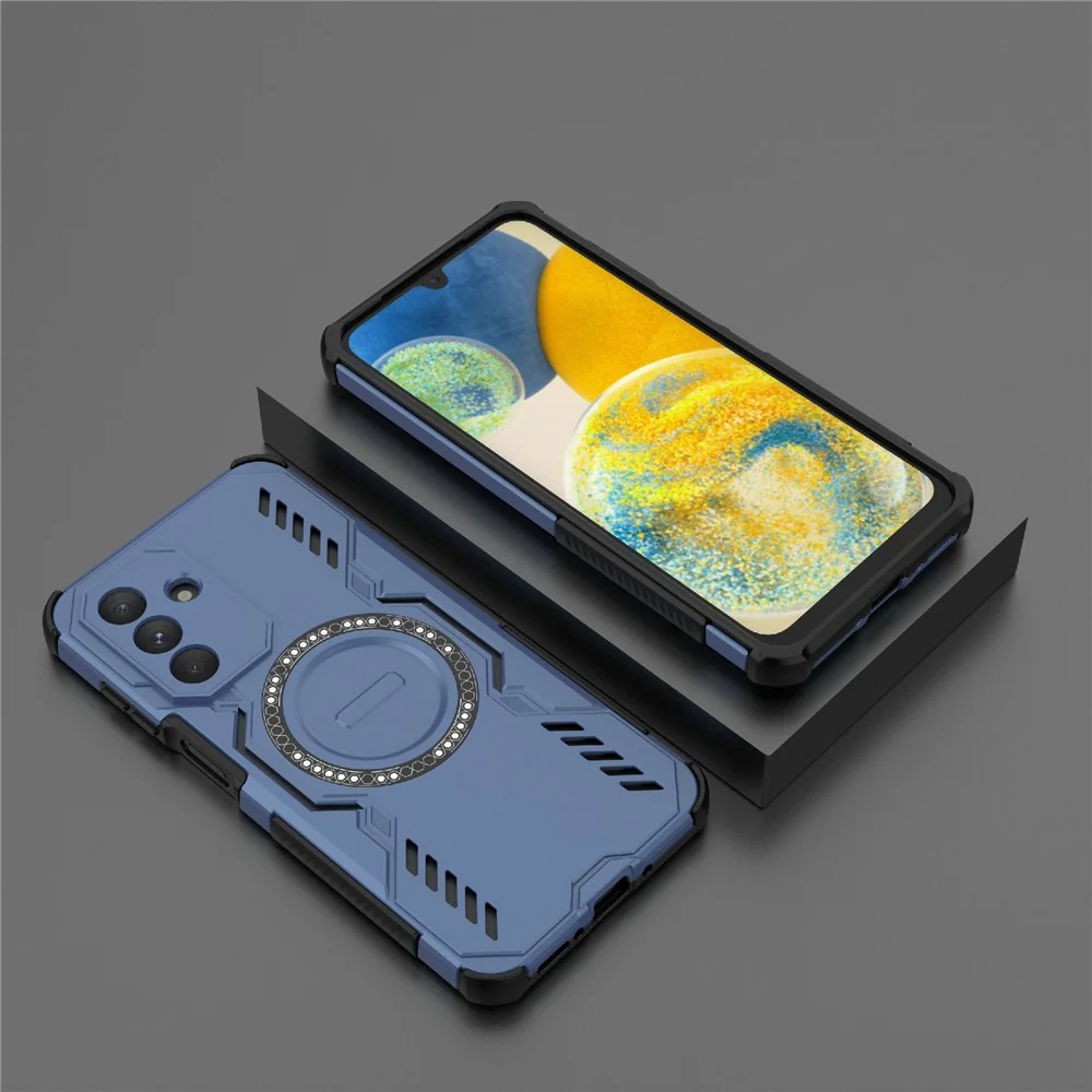 MagSafe Case for Samsung Galaxy A26 A266, Techsuit, ArmorMag, Blue - Image 5