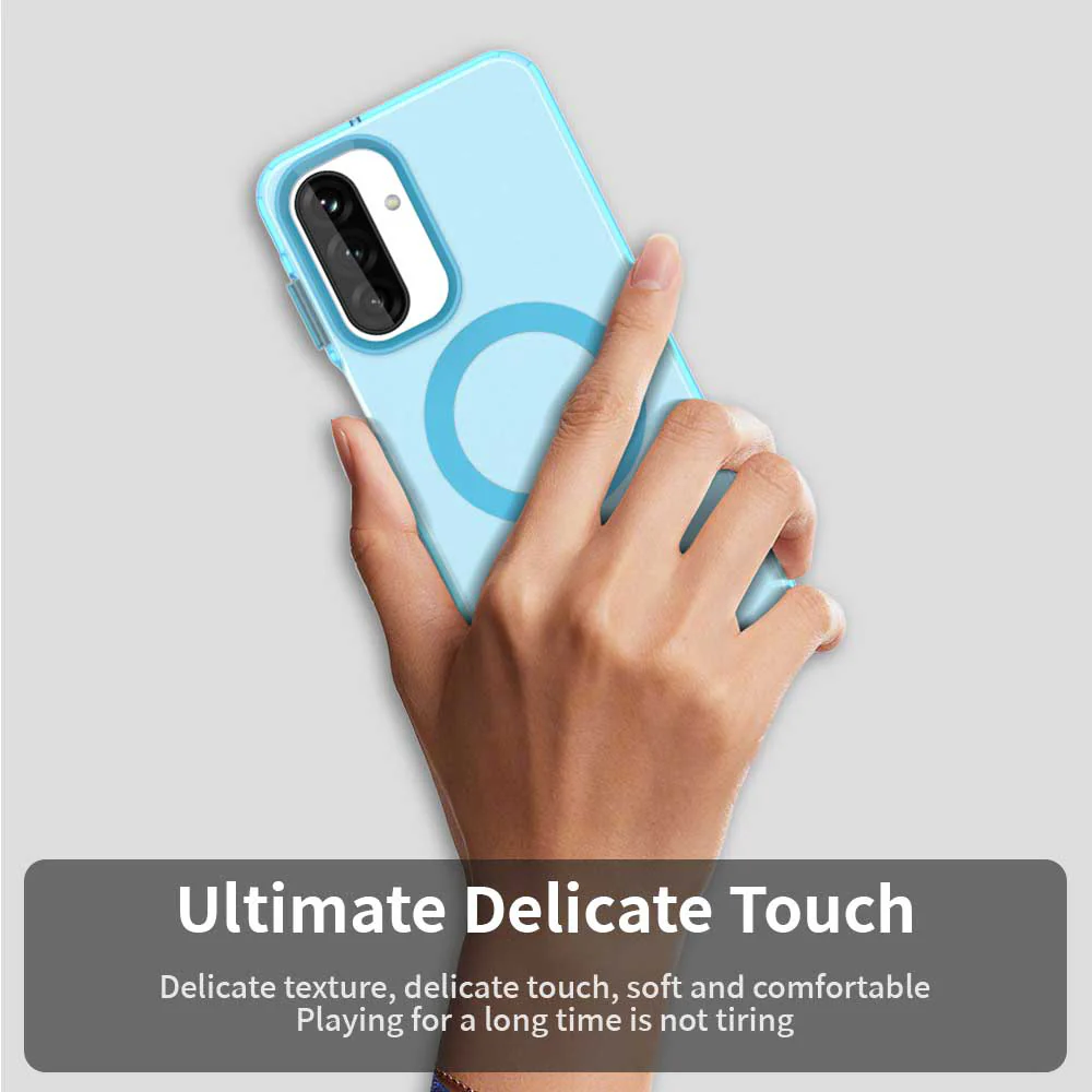 MagSafe Case for Samsung Galaxy A26 A266, Techsuit, CandyCase, Blue - Image 2
