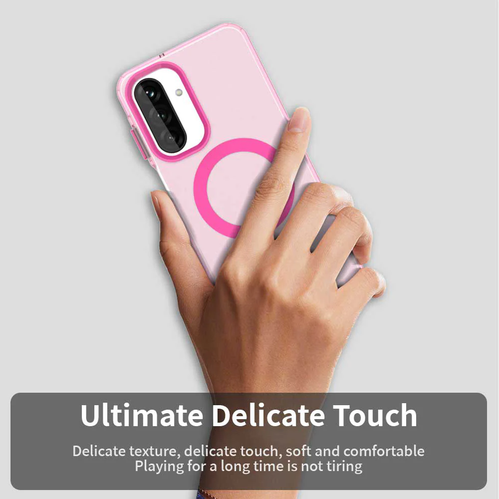 MagSafe Case for Samsung Galaxy A26 A266, Techsuit, CandyCase, Pink - Image 6