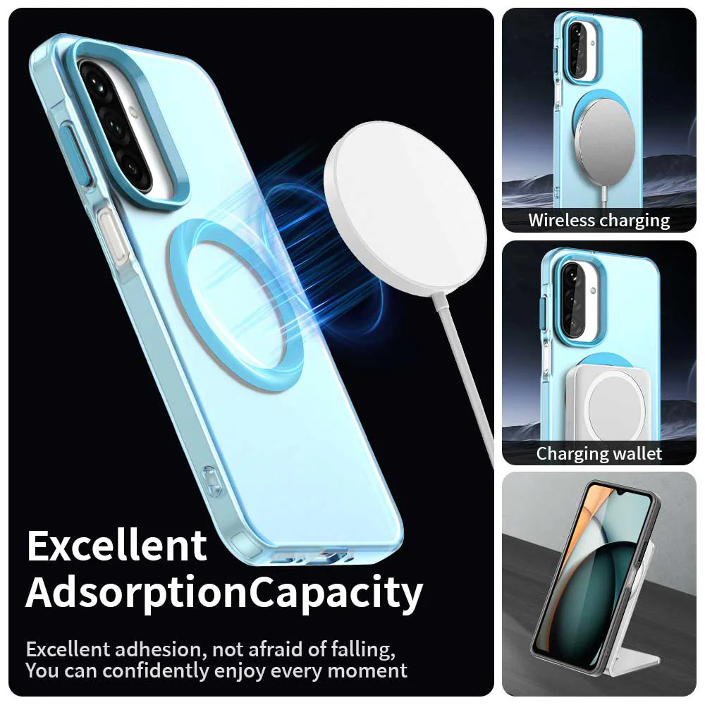 MagSafe Case for Samsung Galaxy A27 5G, Techsuit, CandyCase, Blue - Image 6