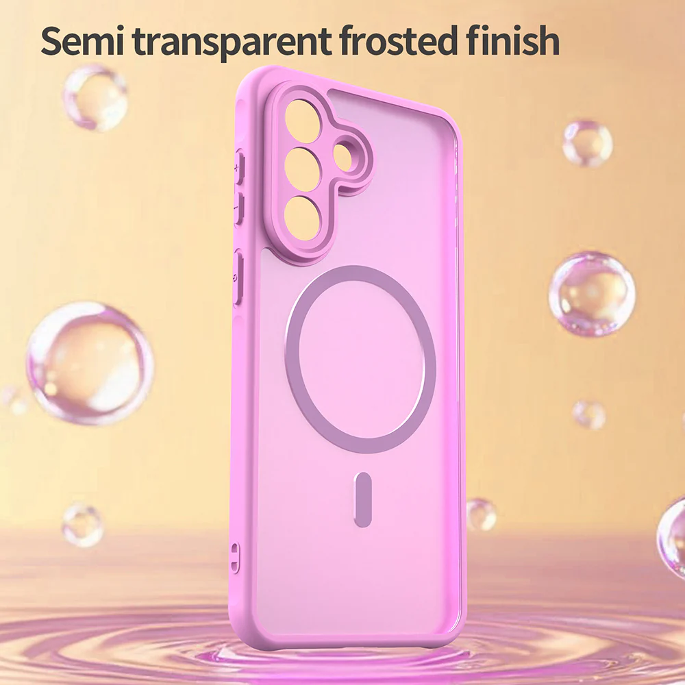 MagSafe Case for Samsung Galaxy A27 5G, Techsuit, HaloFrost II, Pink - Image 4