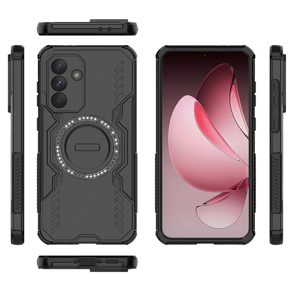 MagSafe Case for Samsung Galaxy A36 A366, Techsuit, ArmorMag, Black - Image 4