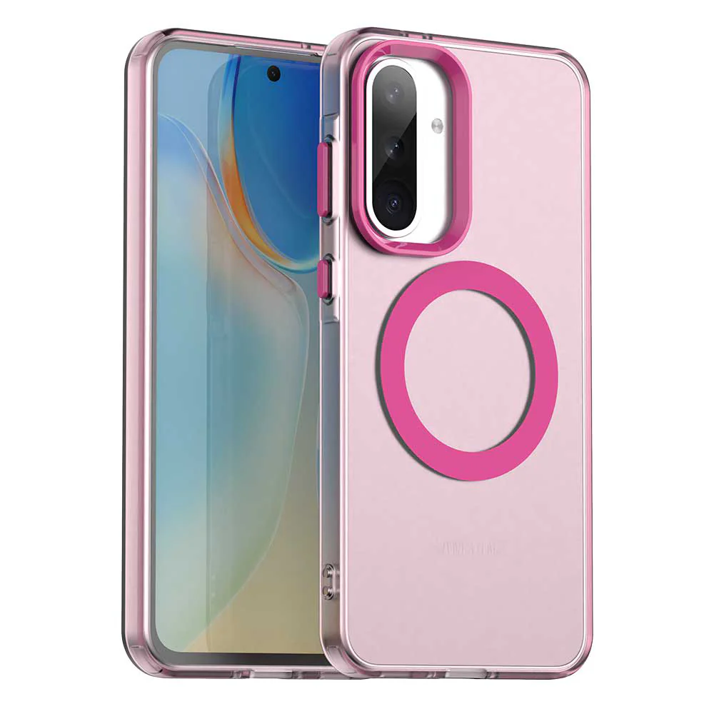MagSafe Case for Samsung Galaxy A36 A366, Techsuit, CandyCase, Pink