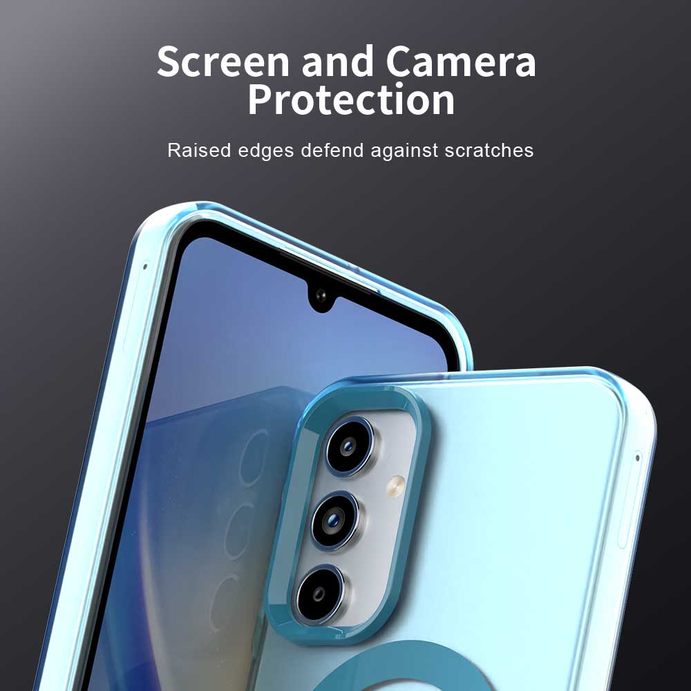 MagSafe Case for Samsung Galaxy A55 5G A556, Techsuit, CandyCase, Blue - Image 2