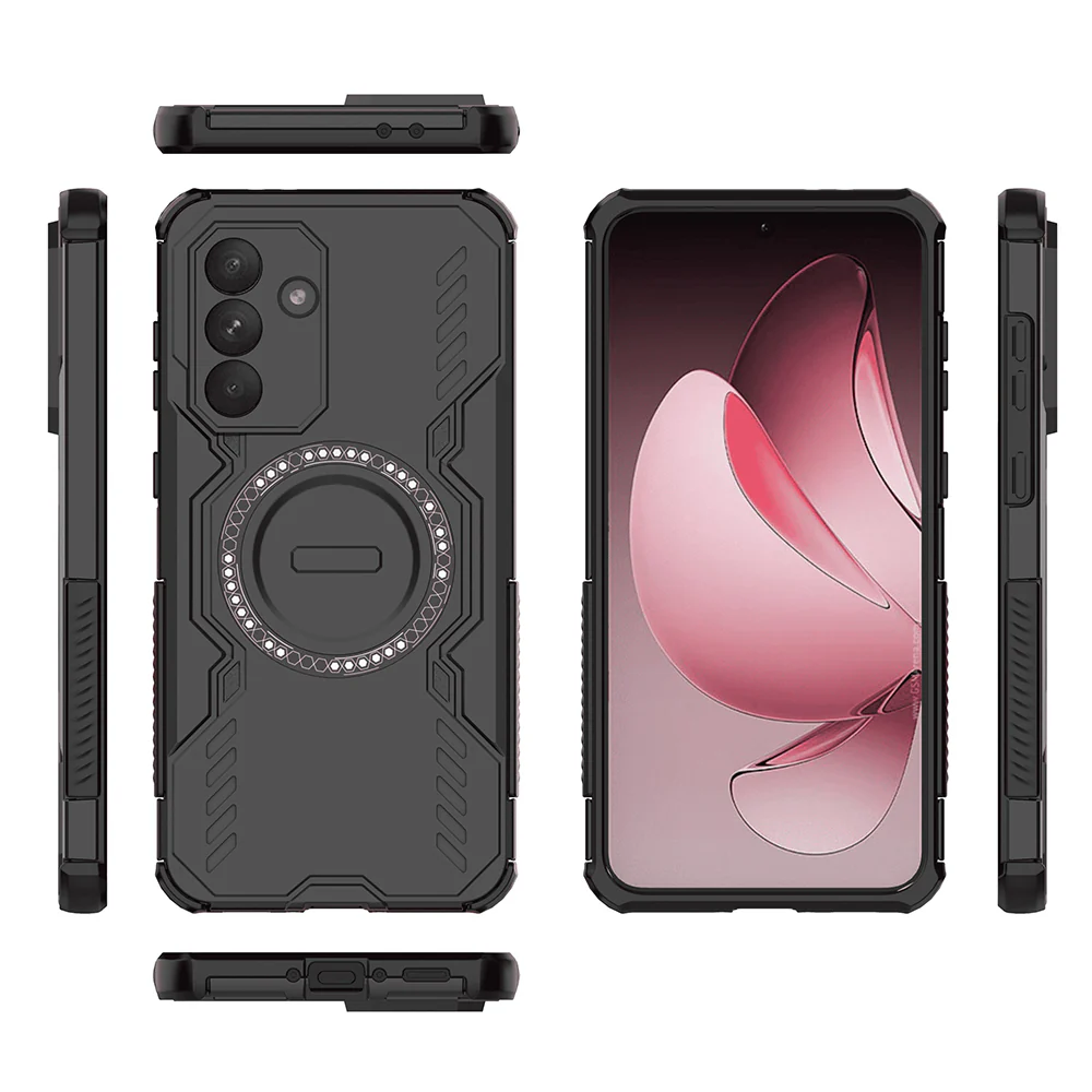 MagSafe Case for Samsung Galaxy A56 A566, Techsuit, ArmorMag, Black - Image 4
