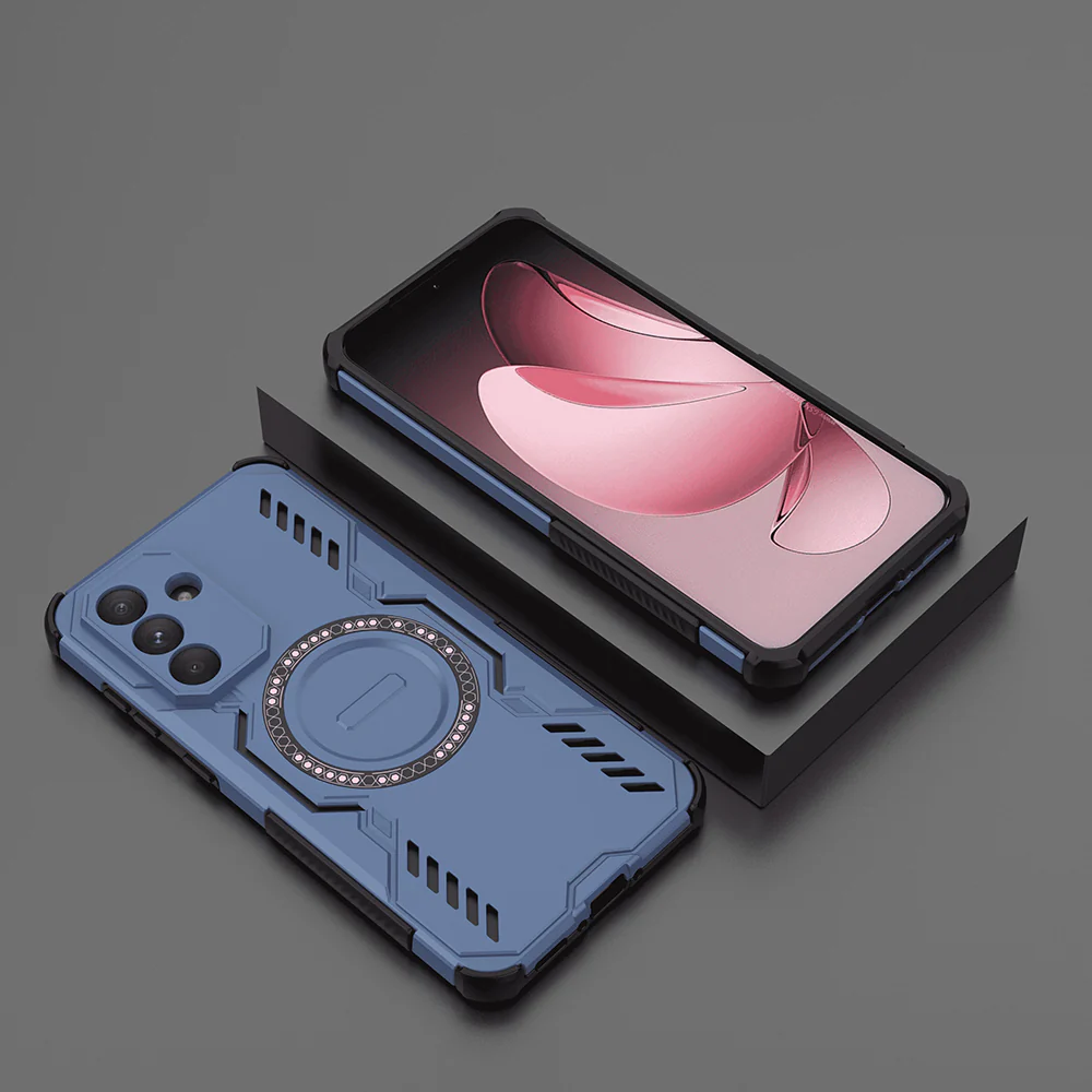 MagSafe Case for Samsung Galaxy A56 A566, Techsuit, ArmorMag, Blue - Image 6