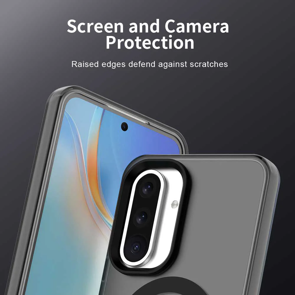 MagSafe Case for Samsung Galaxy A56 A566, Techsuit, CandyCase, Black - Image 4