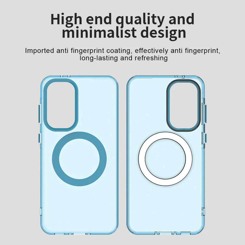 MagSafe Case for Samsung Galaxy A56 A566, Techsuit, CandyCase, Blue - Image 5
