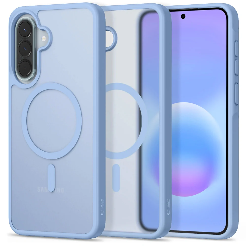 MagSafe Case for Samsung Galaxy A57 5G, Tech-Protect, Magmat, Matte Blue