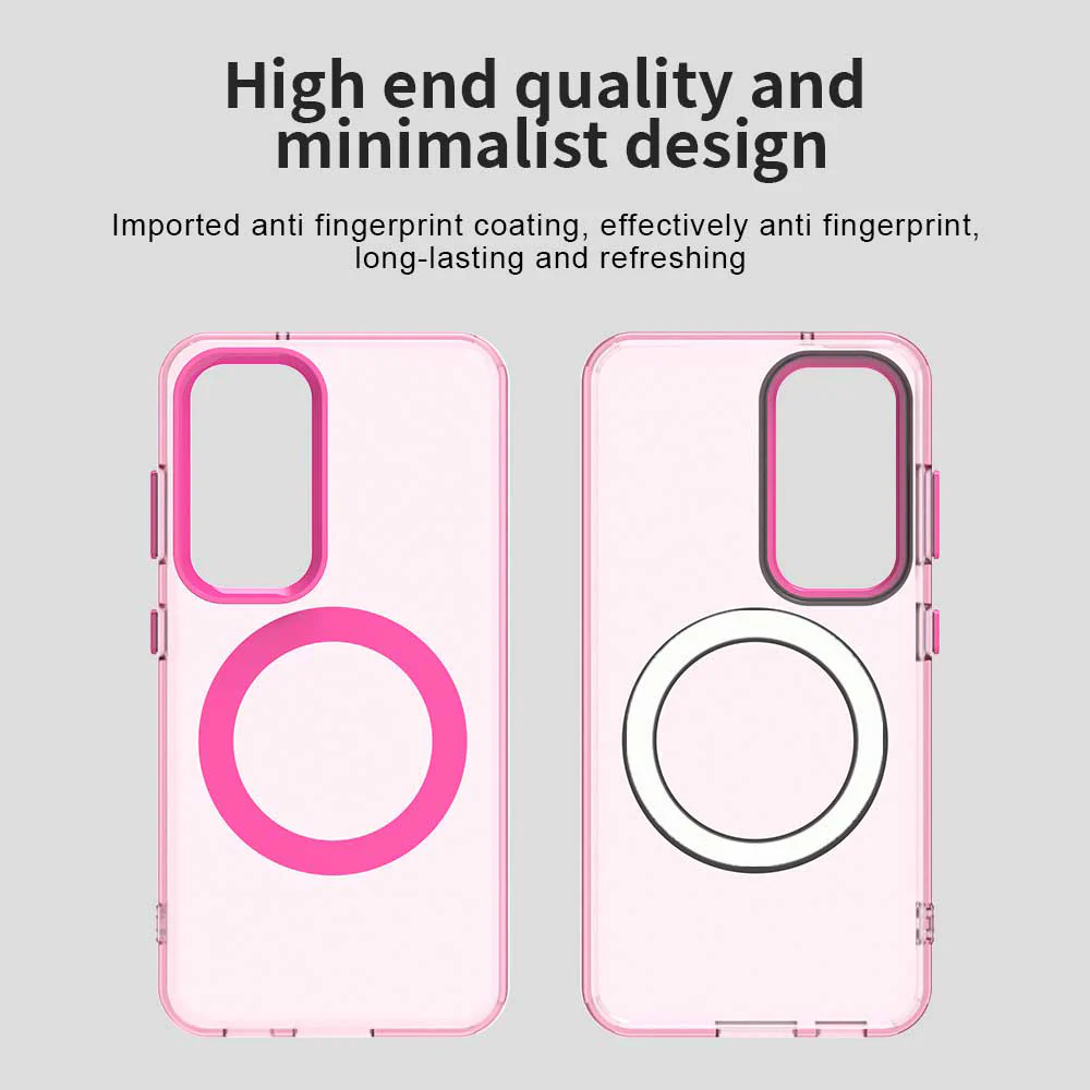 MagSafe Case for Samsung Galaxy S23 S911, Techsuit, CandyCase, Pink - Image 6