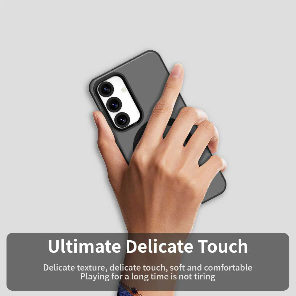 MagSafe Case for Samsung Galaxy S24 FE S721, Techsuit, CandyCase, Black - Image 3