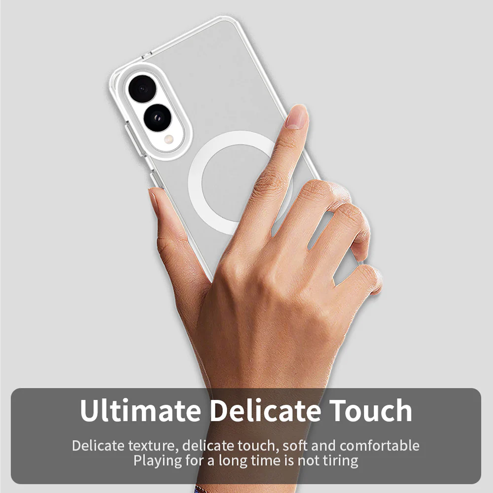 MagSafe Case for Samsung Galaxy S25 Edge S937, Techsuit, CandyCase, White - Image 5
