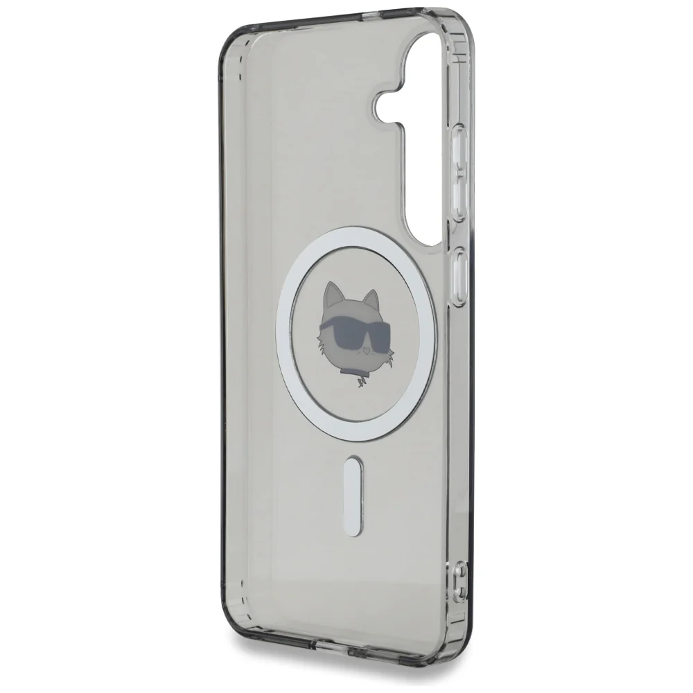 MagSafe Case for Samsung Galaxy S25+ S936, Karl Lagerfeld, IML Choupette's Head, Black - Image 4