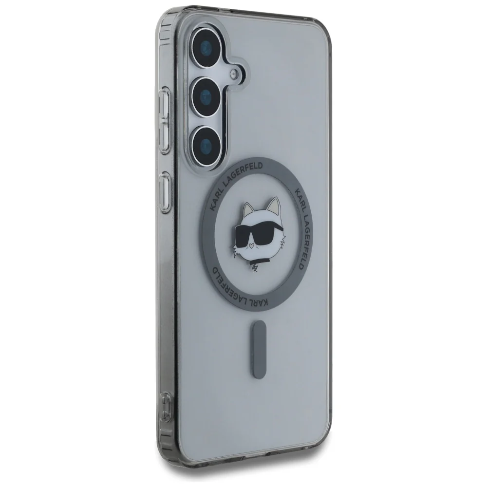 MagSafe Case for Samsung Galaxy S25+ S936, Karl Lagerfeld, IML Choupette's Head, Black - Image 5