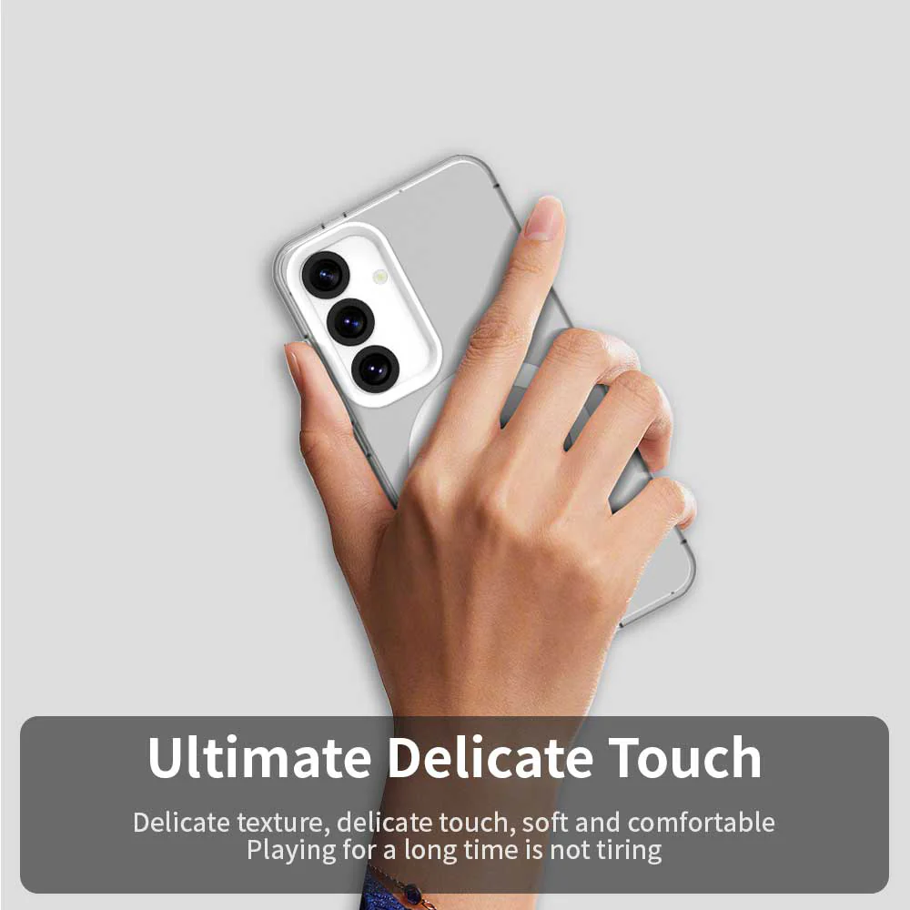 MagSafe Case for Samsung Galaxy S25+ S936 / S24+ S926, Techsuit, CandyCase, White - Image 3