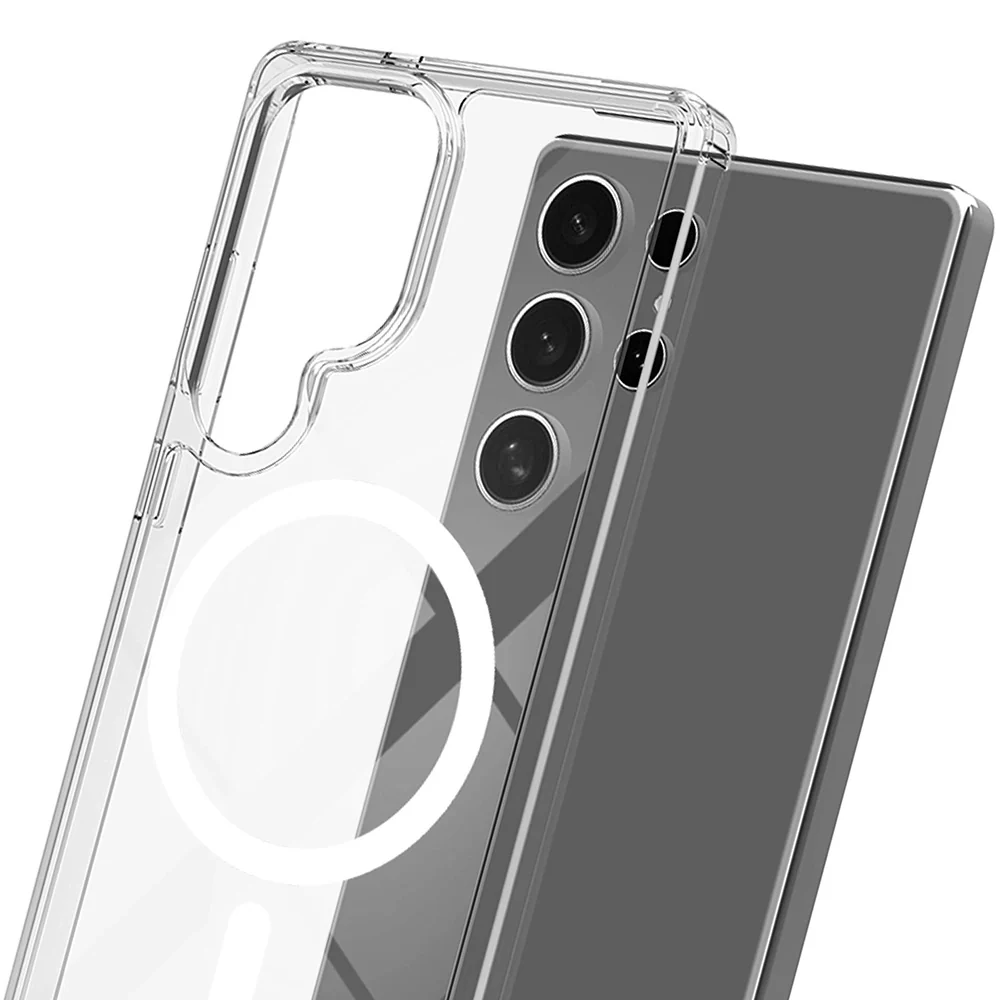 MagSafe Case for Samsung Galaxy S25 Ultra S938, 3MK, Armor MagCase, Transparent - Image 5