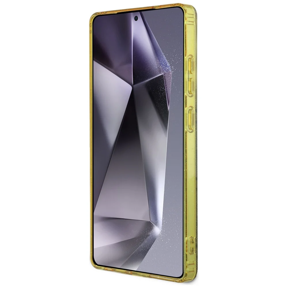 MagSafe Case for Samsung Galaxy S25 Ultra S938, Guess, IML Glitter 4G Circle Triangle, Brown - Image 4