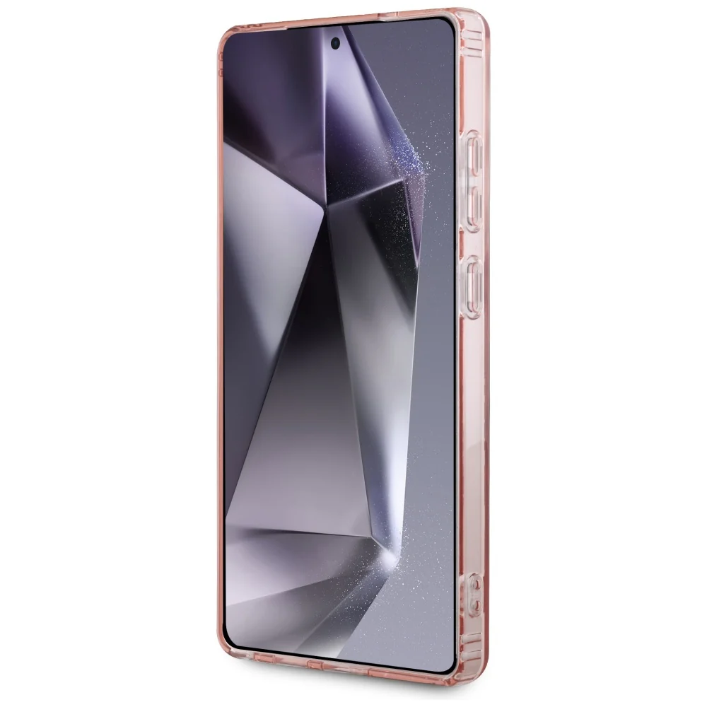 MagSafe Case for Samsung Galaxy S25 Ultra S938, Guess, IML Rhinestone, Pink - Image 4