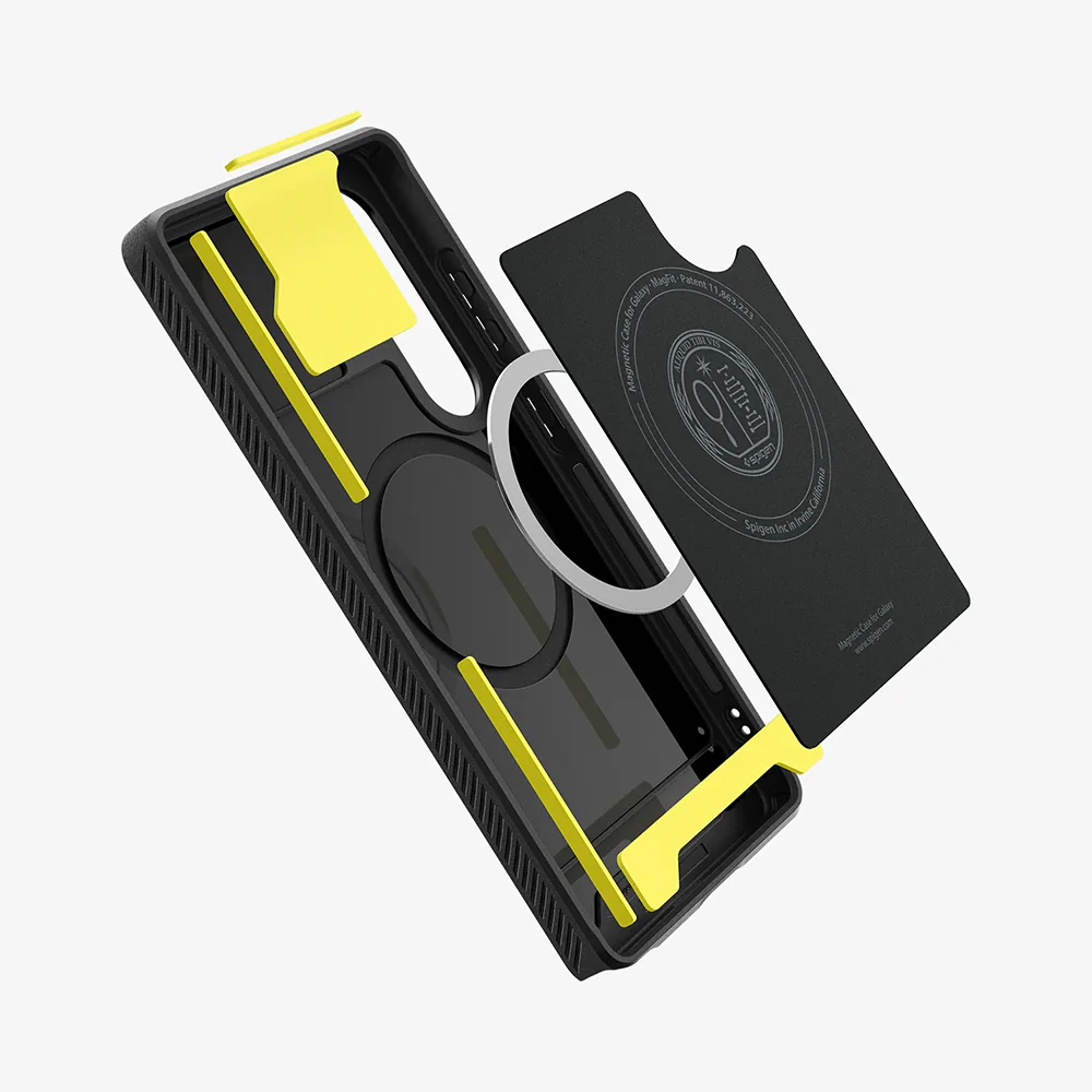 MagSafe Case for Samsung Galaxy S25 Ultra S938, Spigen, Rugged Armor, Matte Black ACS08951 - Image 7